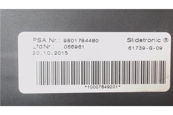 Recambio de palanca de cambio para peugeot 3008 2.0 style referencia OEM IAM 9801784480  