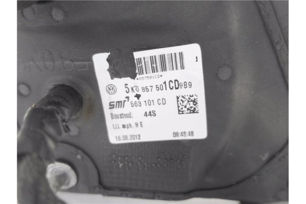 Recambio de retrovisor electrico izquierdo para volkswagen golf vi (5k1) 1.6 advance referencia OEM IAM 5K0857501CD 563101CD 