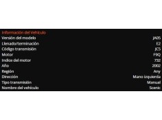 renault scenic i (ja...) del año 2002