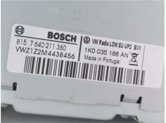 Recambio de autoradio para volkswagen golf vi (5k1) 1.6 advance referencia OEM IAM 1K0057186AN 8157640211360 