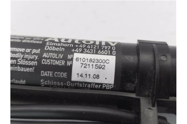 Recambio de anclaje cinturon delantero derecho para mini mini (r56) 1.6 cooper referencia OEM IAM 610183700E 610182300C 