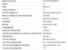 citroen c3 del año 2003