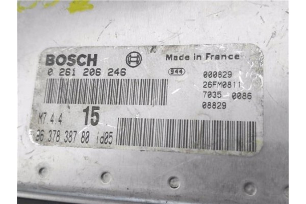 Recambio de centralita para citroen saxo 1.1 x referencia OEM IAM 9637838780 261206246 