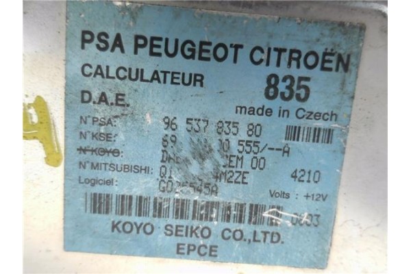 Recambio de centralita para citroen c3 1.4 hdi referencia OEM IAM 9653783580  