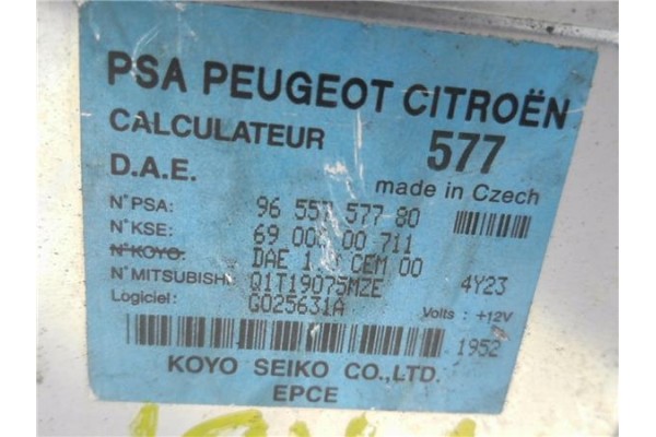 Recambio de centralita para citroen c3 1.4 hdi referencia OEM IAM 9655757780 6900000711 