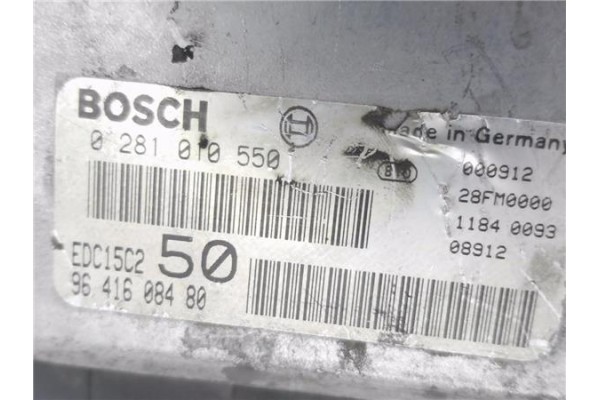 Recambio de centralita para citroen xsara berlina 2.0 hdi 90 referencia OEM IAM 9641608480 281010550 