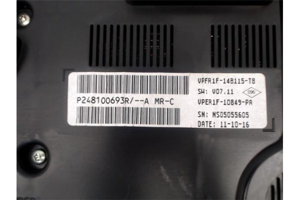 Recambio de cuadro completo para renault megane iv berlina 5p 1.2 experience referencia OEM IAM   758906742R , RENAULT