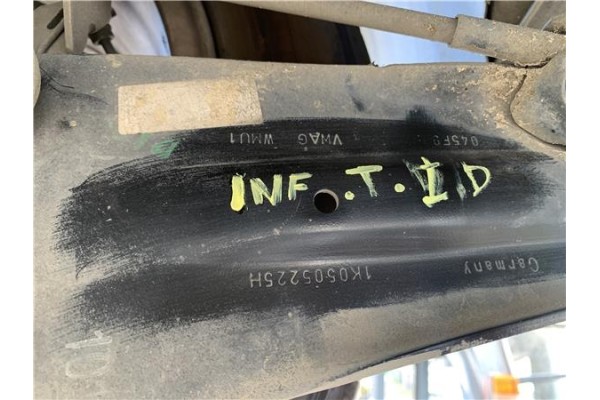 Recambio de brazo inferior trasero izquierdo para seat leon (1p1) 1.9 tdi referencia OEM IAM 1K0505225H 045F9 