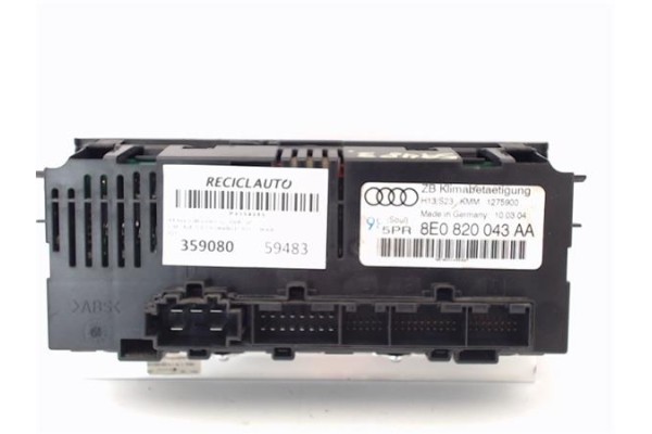 Recambio de mandos calefaccion / a.a. para audi a4 avant (8e) 1.9 tdi (96kw) referencia OEM IAM   
