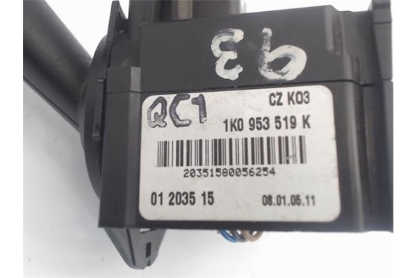 Recambio de mando limpiaparabrisas para volkswagen eos (1f8) referencia OEM IAM 1K0953519K  