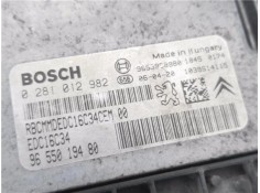 Recambio de centralita para citroen jumpy 1.6 hdi 90 referencia OEM IAM 9655019480 281012982 