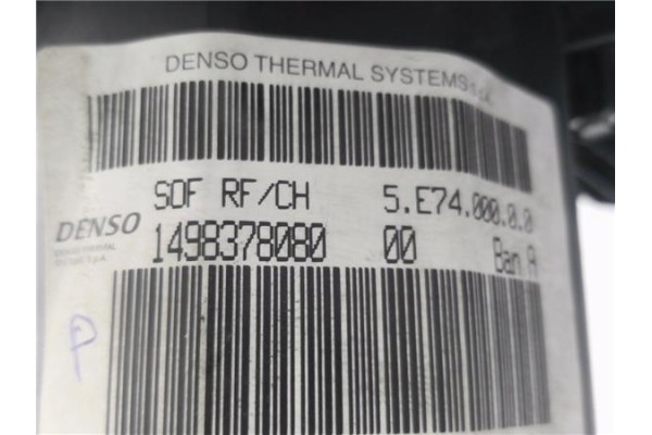 Recambio de motor calefaccion para citroen jumpy 1.6 hdi 90 referencia OEM IAM 1498378080 5E7400000 