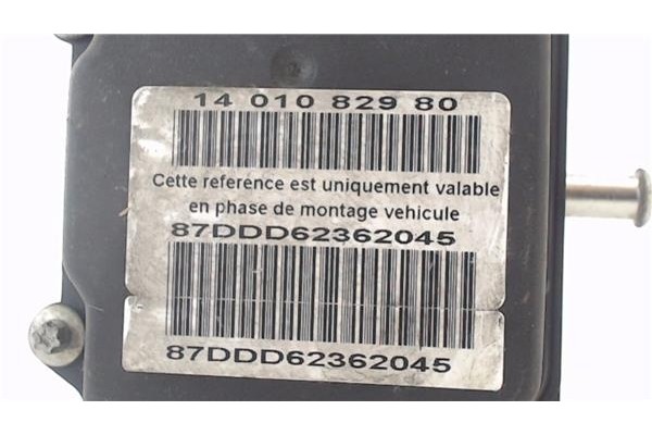 Recambio de nucleo abs para citroen jumpy 1.6 hdi 90 referencia OEM IAM 0265231550  