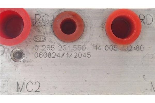 Recambio de nucleo abs para citroen jumpy 1.6 hdi 90 referencia OEM IAM 0265231550  