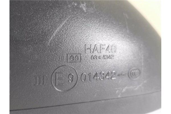 Recambio de retrovisor electrico izquierdo para peugeot 207 1.6 premium referencia OEM IAM E9014342  