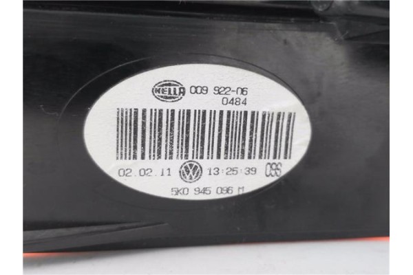 Recambio de piloto trasero derecho para volkswagen golf vi (5k1) 1.6 advance referencia OEM IAM 5K0945096M 992206 