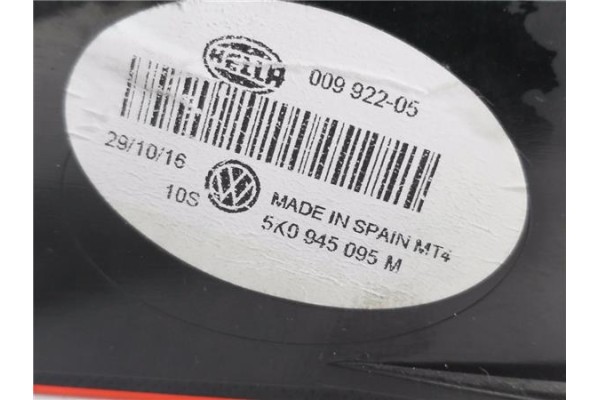 Recambio de piloto trasero izquierdo para volkswagen golf vi (5k1) 1.6 advance referencia OEM IAM 5K0945095M  