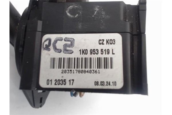 Recambio de mando limpiaparabrisas para skoda octavia berlina (1z3) referencia OEM IAM 1K0953519L  