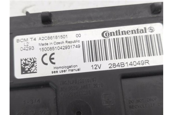 Recambio de modulo confort para dacia dokker 1.5 essential referencia OEM IAM 284B14049R A2C86181501 