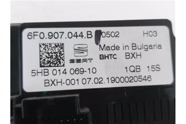 Recambio de mandos climatizador para seat ibiza (kj1) 1.0 style referencia OEM IAM 6F0907044B 5HB01406910 