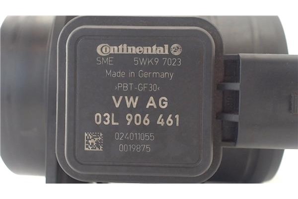 Recambio de caudalimetro para volkswagen golf vi (5k1) 1.6 advance referencia OEM IAM 03L906461  