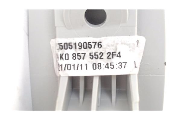 Recambio de parasol derecho para volkswagen golf vi (5k1) 1.6 advance referencia OEM IAM 1K08575522F4  