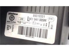 Recambio de faro delantero izquierdo para volkswagen golf vi (5k1) 1.6 advance referencia OEM IAM 5K1941005M  