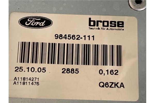 Recambio de elevalunas electrico delantero izquierdo para ford focus ii (da_) 1.6 tdci referencia OEM IAM 984562111  