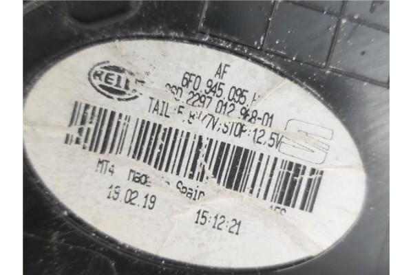 Recambio de piloto trasero izquierdo para seat ibiza (kj1) 1.0 style referencia OEM IAM 6F0945095H  