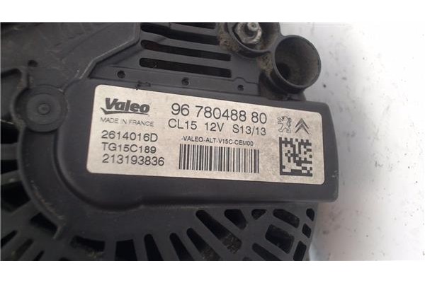 Recambio de alternador para citroen c3 picasso 1.6 exclusive referencia OEM IAM 9678048880  