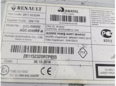 Recambio de autoradio para dacia dokker 1.5 essential referencia OEM IAM 281152320R AGC0060RFA 