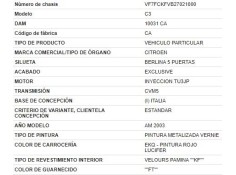 citroen c3 del año 2004