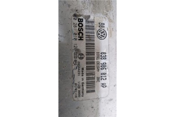 Recambio de centralita para volkswagen golf iv berlina (1j1)(1997) 1.9 tdi referencia OEM IAM 038906012AP 0281010126 