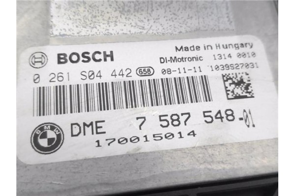 Recambio de centralita para mini mini (r56) 1.6 cooper s referencia OEM IAM DME7587548 0261S04442 