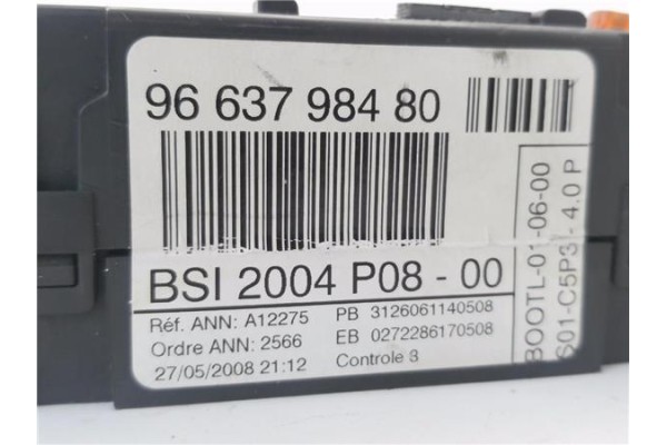 Recambio de bsi para citroen c4 coupe 1.6 vtr referencia OEM IAM 9663798480  