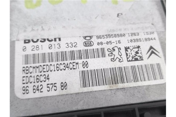 Recambio de centralita para citroen c4 coupe 1.6 vtr referencia OEM IAM 9664257580 281013332 