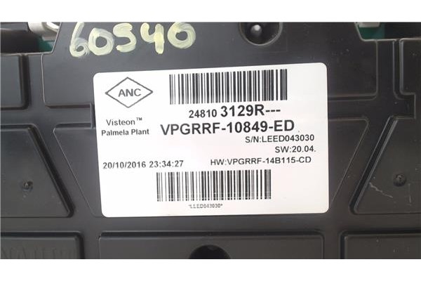 Recambio de cuadro completo para renault clio iv 0.9 limited referencia OEM IAM 248103129R  
