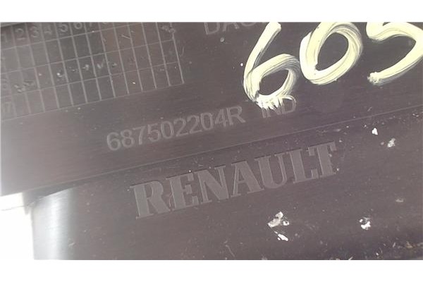 Recambio de consola para renault clio iv 0.9 limited referencia OEM IAM 687502204R  