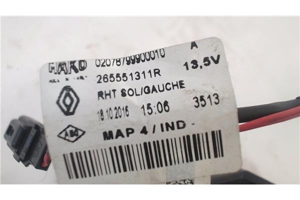 Recambio de piloto porton trasero izquierdo para renault clio iv 0.9 limited referencia OEM IAM 265551311R  