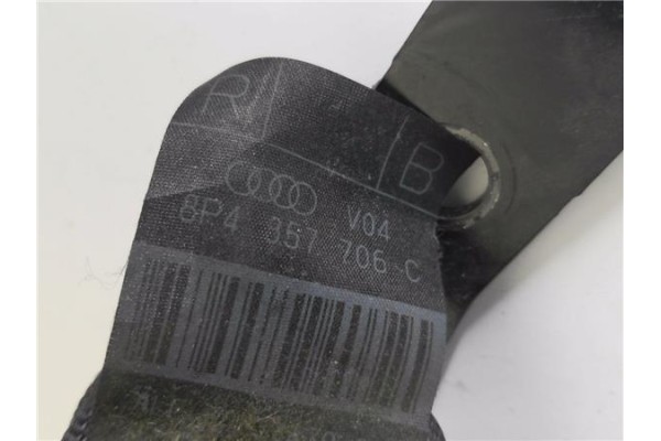 Recambio de cinturon seguridad delantero derecho para audi a3 sportback (8pa) 2.0 tdi ambiente referencia OEM IAM 8P4857706C 604
