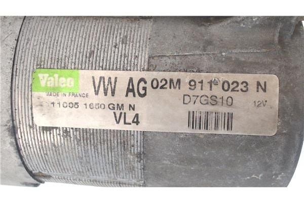 Recambio de motor arranque para audi a3 sportback (8pa) 2.0 tdi ambiente referencia OEM IAM 02M911023P  