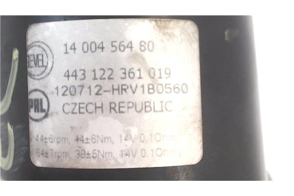 Recambio de motor limpiaparabrisas delantero para citroen jumpy 2.0 hdi 125 fap 27 l1h1 fugón referencia OEM IAM 1400456480  