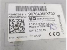 Recambio de autoradio para citroen c3 picasso 1.6 exclusive referencia OEM IAM 96784950XT  