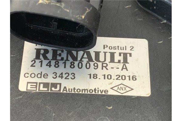 Recambio de electroventilador para renault clio iv 0.9 limited referencia OEM IAM 214818664R  
