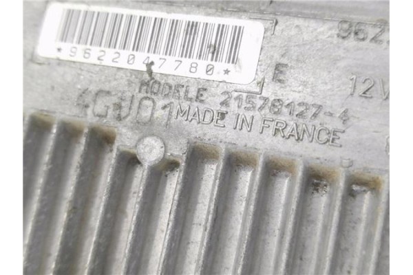 Recambio de centralita para citroen zx 1.6 i referencia OEM IAM 9622047780 215781274 