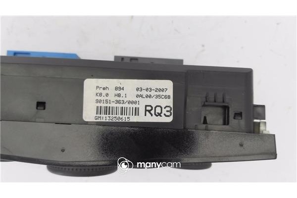 Recambio de mandos climatizador para opel astra h gtc 1.9 cdti referencia OEM IAM 6822123 13250615 
