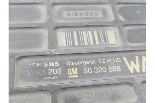 Recambio de centralita para opel corsa a 1.6 gsi referencia OEM IAM 90320588 5WK6206 