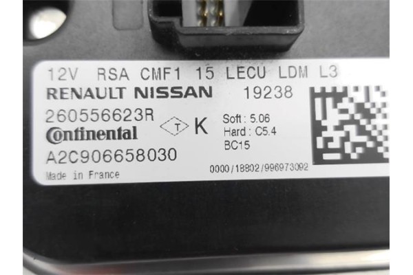 Recambio de centralita xenon para renault clio v 1.0 business referencia OEM IAM 260556623R A2C906658030 