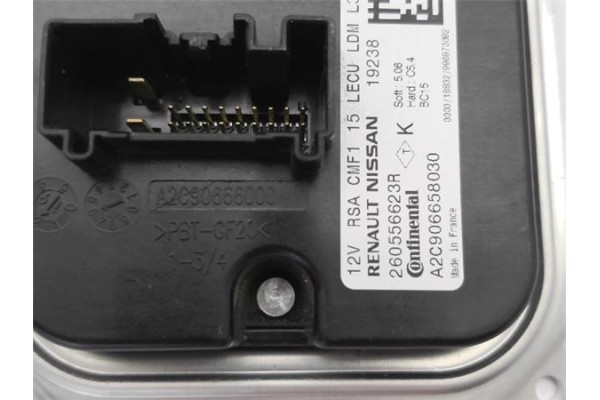 Recambio de centralita xenon para renault clio v 1.0 business referencia OEM IAM 260556623R A2C906658030 