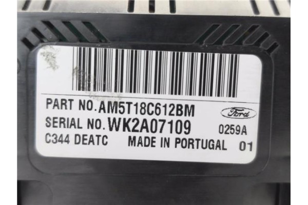 Recambio de mandos climatizador para ford c-max (cb7) 1.6 titanium referencia OEM IAM AM5T18C612BM  